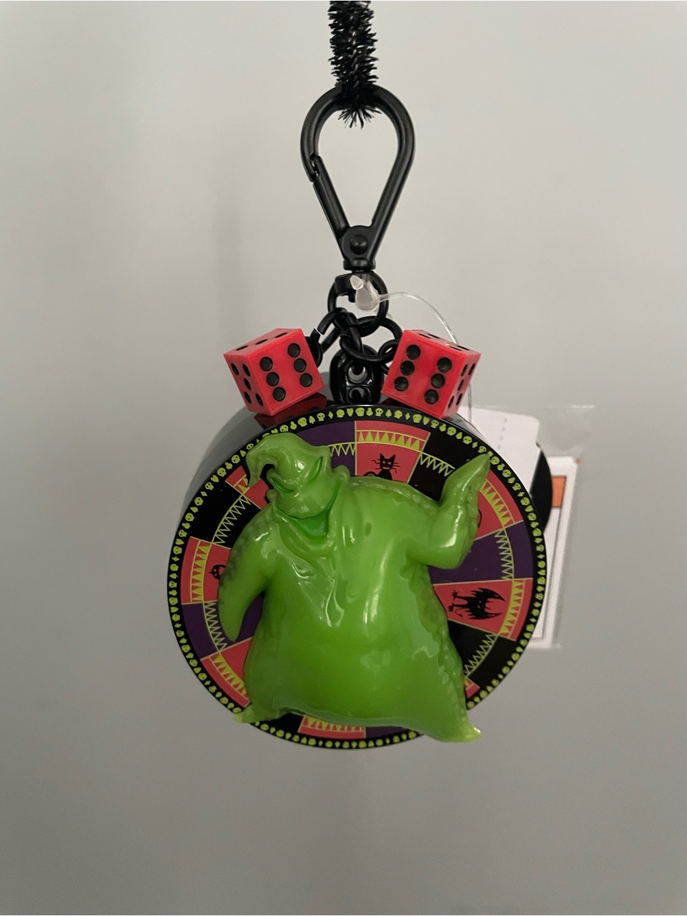 Bath & Body Works Green Oogie Boogie Reptile Charm with Red Dice